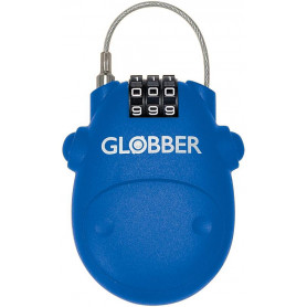 Globber Lock zapięcie zabezpieczające linka kłódka na szyfr / 532-100 Navy Blue